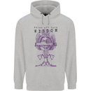 Wisdom Goblet Obscure Makabra Mens 80% Cotton Hoodie Sports Grey