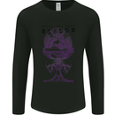 Wisdom Goblet Obscure Makabra Mens Long Sleeve T-Shirt Black