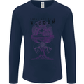 Wisdom Goblet Obscure Makabra Mens Long Sleeve T-Shirt Navy Blue