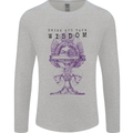 Wisdom Goblet Obscure Makabra Mens Long Sleeve T-Shirt Sports Grey