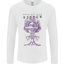 Wisdom Goblet Obscure Makabra Mens Long Sleeve T-Shirt White