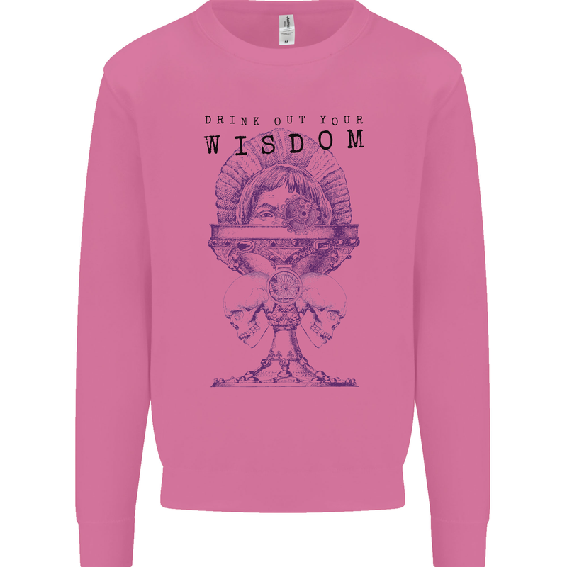 Wisdom Goblet Obscure Makabra Mens Sweatshirt Jumper Azalea