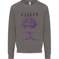 Wisdom Goblet Obscure Makabra Mens Sweatshirt Jumper Charcoal