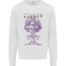 Wisdom Goblet Obscure Makabra Mens Sweatshirt Jumper White