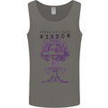 Wisdom Goblet Obscure Makabra Mens Vest Tank Top Charcoal
