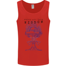 Wisdom Goblet Obscure Makabra Mens Vest Tank Top Red