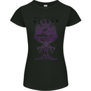 Wisdom Goblet Obscure Makabra Womens Petite Cut T-Shirt Black