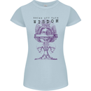 Wisdom Goblet Obscure Makabra Womens Petite Cut T-Shirt Light Blue
