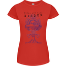 Wisdom Goblet Obscure Makabra Womens Petite Cut T-Shirt Red