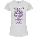 Wisdom Goblet Obscure Makabra Womens Petite Cut T-Shirt White