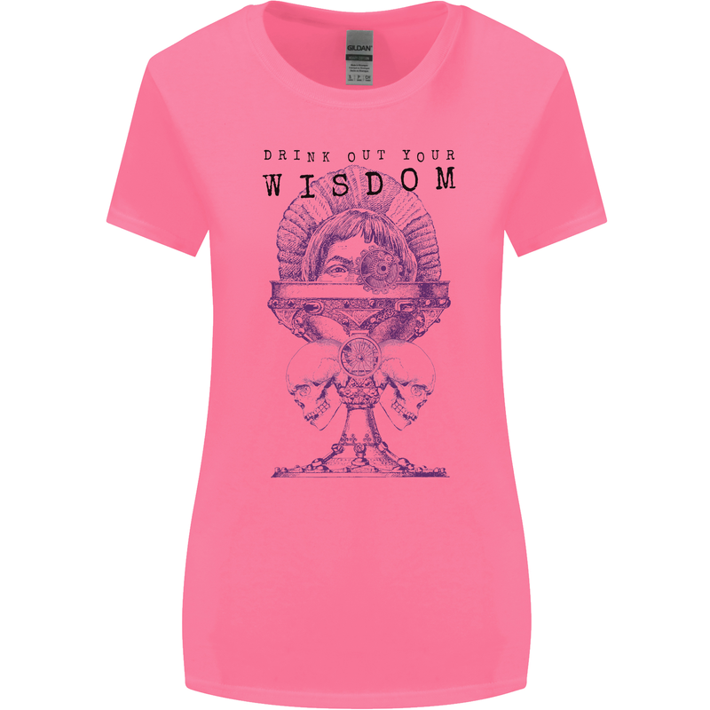 Wisdom Goblet Obscure Makabra Womens Wider Cut T-Shirt Azalea