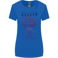 Wisdom Goblet Obscure Makabra Womens Wider Cut T-Shirt Royal Blue