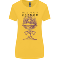 Wisdom Goblet Obscure Makabra Womens Wider Cut T-Shirt Yellow