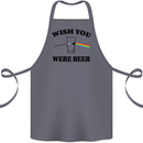 Wish You Were Beer St Patricks Day Alcohol Cotton Apron 100% Organic Steel