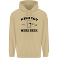 Wish You Were Beer St Patricks Day Alcohol Mens 80% Cotton Hoodie Sand