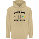 Wish You Were Beer St Patricks Day Alcohol Mens 80% Cotton Hoodie Sand