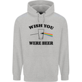 Wish You Were Beer St Patricks Day Alcohol Mens 80% Cotton Hoodie Sports Grey