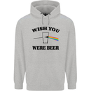 Wish You Were Beer St Patricks Day Alcohol Mens 80% Cotton Hoodie Sports Grey