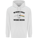 Wish You Were Beer St Patricks Day Alcohol Mens 80% Cotton Hoodie White