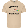 Wish You Were Beer St Patricks Day Alcohol Mens Cotton T-Shirt Tee Top Sand