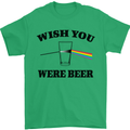 Wish You Were Beer St Patricks Day Alcohol Mens T-Shirt Cotton Gildan Irish Green