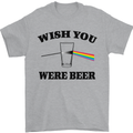 Wish You Were Beer St Patricks Day Alcohol Mens T-Shirt Cotton Gildan Sports Grey