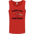 Wish You Were Beer St Patricks Day Alcohol Mens Vest Tank Top Red