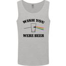 Wish You Were Beer St Patricks Day Alcohol Mens Vest Tank Top Sports Grey