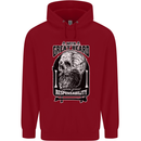 With Great Beard Comes Great Responsibility Childrens Kids Hoodie Red