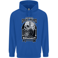 With Great Beard Comes Great Responsibility Childrens Kids Hoodie Royal Blue