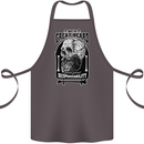 With Great Beard Comes Great Responsibility Cotton Apron 100% Organic Dark Grey