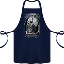 With Great Beard Comes Great Responsibility Cotton Apron 100% Organic Navy Blue