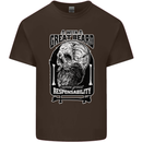 With Great Beard Comes Great Responsibility Mens Cotton T-Shirt Tee Top Dark Chocolate