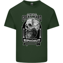 With Great Beard Comes Great Responsibility Mens Cotton T-Shirt Tee Top Forest Green