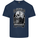 With Great Beard Comes Great Responsibility Mens Cotton T-Shirt Tee Top Navy Blue