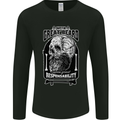 With Great Beard Comes Great Responsibility Mens Long Sleeve T-Shirt Black