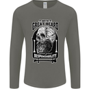 With Great Beard Comes Great Responsibility Mens Long Sleeve T-Shirt Charcoal