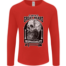 With Great Beard Comes Great Responsibility Mens Long Sleeve T-Shirt Red