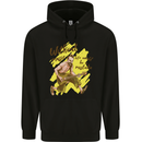 Without Music Life Would Be a Mistake Guitar Childrens Kids Hoodie Black