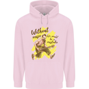 Without Music Life Would Be a Mistake Guitar Childrens Kids Hoodie Light Pink