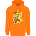 Without Music Life Would Be a Mistake Guitar Childrens Kids Hoodie Orange