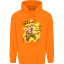 Without Music Life Would Be a Mistake Guitar Childrens Kids Hoodie Orange