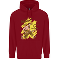 Without Music Life Would Be a Mistake Guitar Childrens Kids Hoodie Red