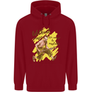 Without Music Life Would Be a Mistake Guitar Childrens Kids Hoodie Red