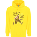 Without Music Life Would Be a Mistake Guitar Childrens Kids Hoodie Yellow