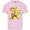 Without Music Life Would Be a Mistake Guitar Kids T-Shirt Childrens Light Pink