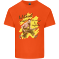 Without Music Life Would Be a Mistake Guitar Kids T-Shirt Childrens Orange