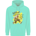 Without Music Life Would Be a Mistake Guitar Mens 80% Cotton Hoodie Peppermint
