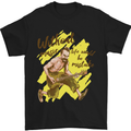 Without Music Life Would Be a Mistake Guitar Mens T-Shirt 100% Cotton Black