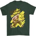 Without Music Life Would Be a Mistake Guitar Mens T-Shirt 100% Cotton Forest Green